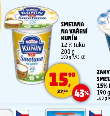 KUNN SMETANA NA VAEN