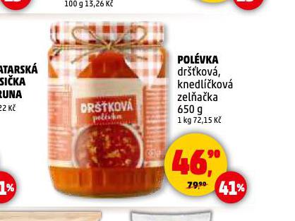 POLVKA DRKOV, KNEDLKOV ZELAKA