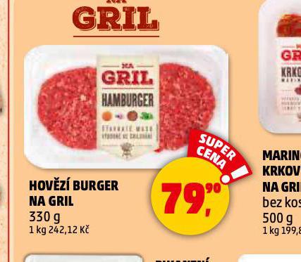 HOVZ BURGER NA GRIL
