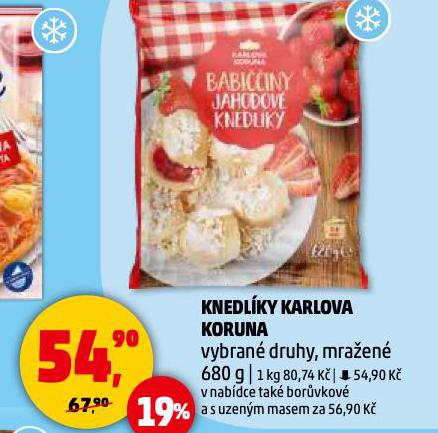 KNEDLKY KARLOVA KORUNA