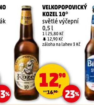 PIVO VELKOPOPOVICK KOZEL 10