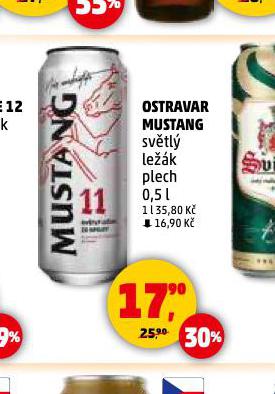 PIVO OSTRAVAR MUSTANG