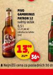 PIVO GAMBRINUS PATRON 12