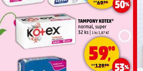 KOTEX TAMPONY
