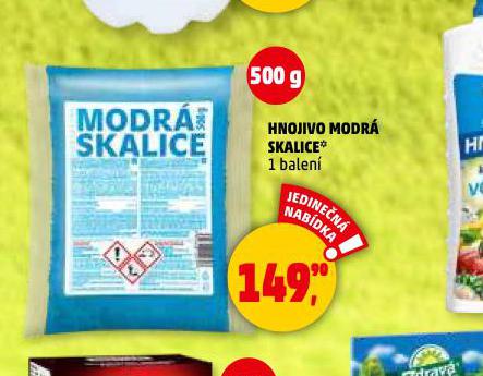 HNOJIVO MODR SKALICE