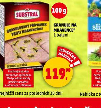 GRANULE NA MRAVENCE