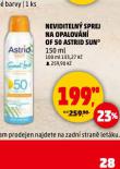 ASTRID SUN NEVIDITELNÝ SPREJ NA OPALOVÁNÍ OF 50