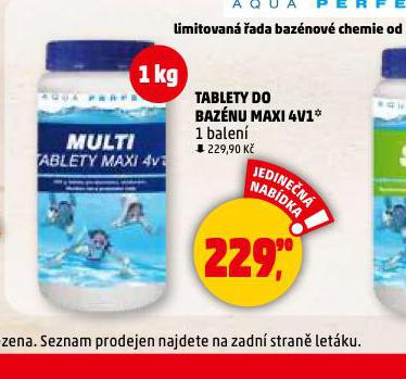 TABLETY DO BAZNU MAXI 4v1
