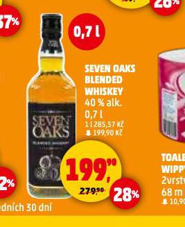 SEVEN OAKS BLENDED WHISKEY