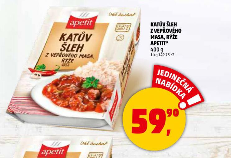 APETIT KATV LEH Z VEPOVHO MASA, RݎE