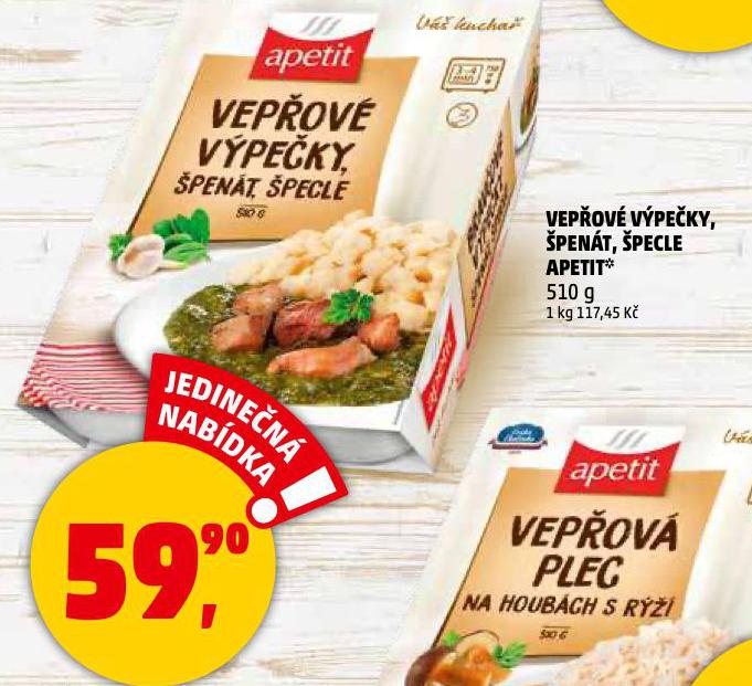 APETIT VEPOV VPEKY, PENT, PECLE