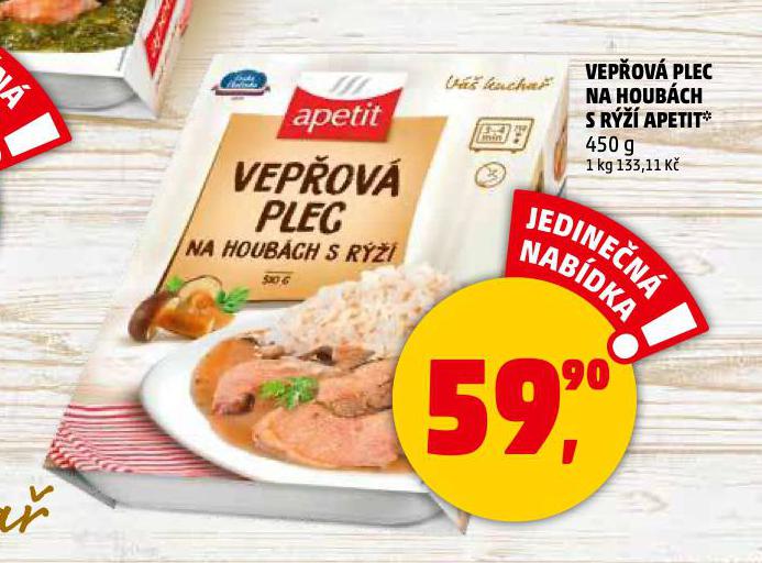 APETIT VEPOV PLEC NA HOUBCH S Rݎ