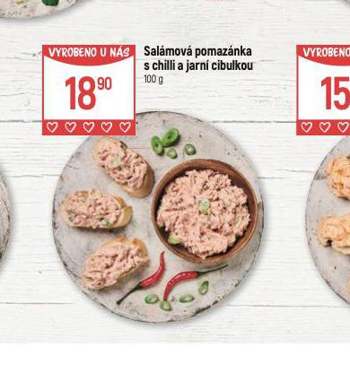 SALMOV POMAZNKA S CHILLI A JARN CIBULKOU