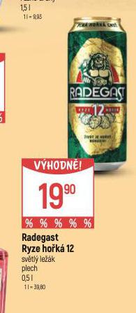 PIVO RADEGAST RYZE HOK 12