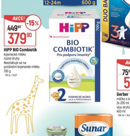 HIPP BIO COMBIOTIK KOJENECK MLKO