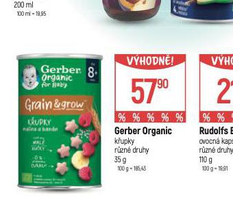 GERBER ORGANIC KUPKY