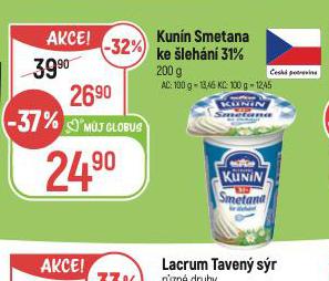 KUNN SMETANA KE LEHN 31%
