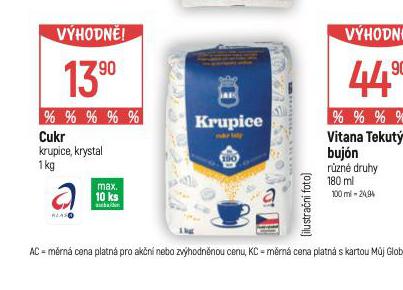 CUKR KRYSTAL / KRUPICE