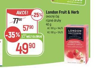 LONDON FRUIT & HERB