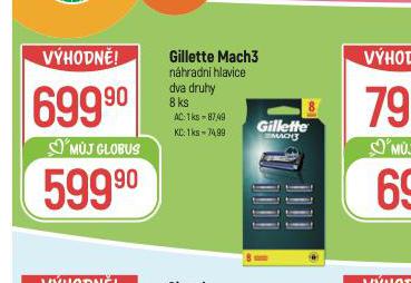 GILLETTE MACH3 NHRADN HLAVICE