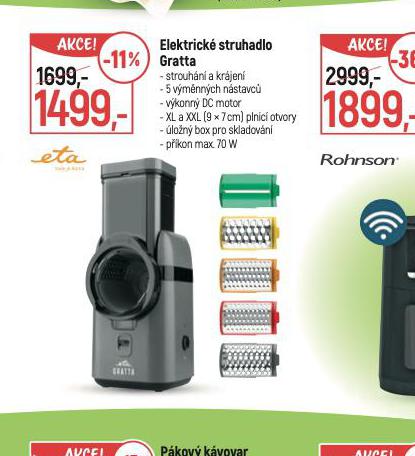 ELEKTRICK STRUHADLO GRATTA