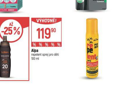 ALPA REPELENT SPREJ PRO DTI
