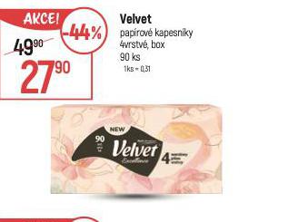 VELVET PAPROV KAPESNKY