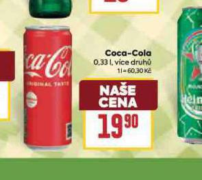 COCA COLA 0,33L
