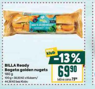 BILLA READY BAGETA GOLDEN NUGETS