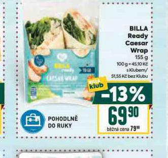BILLA READY CAESAR WRAP