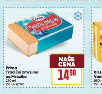PRIMA TRADIN ZMRZLINA OD MRAZKA