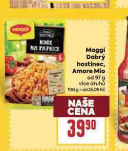 MAGGI MAGIC ASIA, DOBR HOSTINEC AMORE MIO