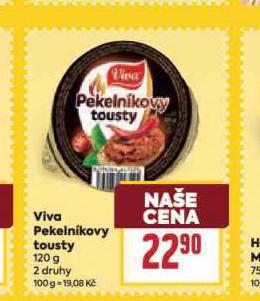 VIVA PAKELNKOVY TOUSTY