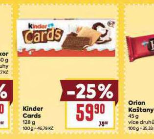 KINDER CARDS