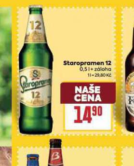 PIVO STAROPRAMEN 12