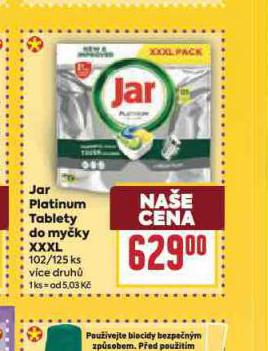 JAR PLATINUM TABLETY DO MYKY