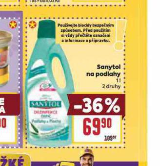 SANYTOL NA PODLAHY