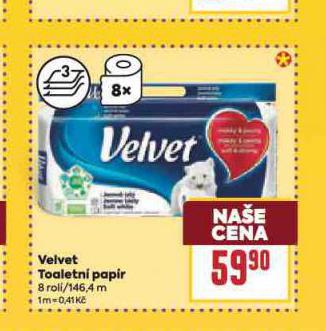 VELVET TOALETN PAPR