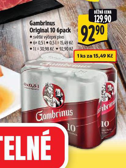PIVO GAMBRINUS ORIGINL