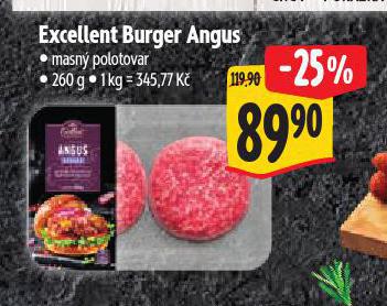 EXCELLENT BURGER ANGUS