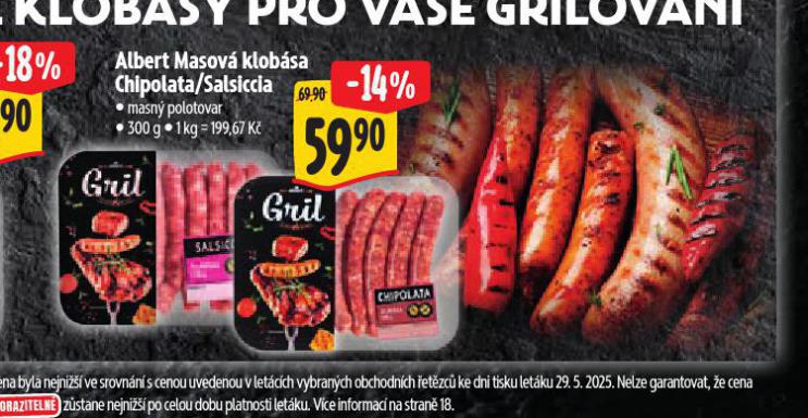 MASOV KLOBSA SALSICCIA / CHIPOLATA