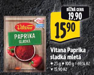 VITANA PAPRIKA SLADK MLET
