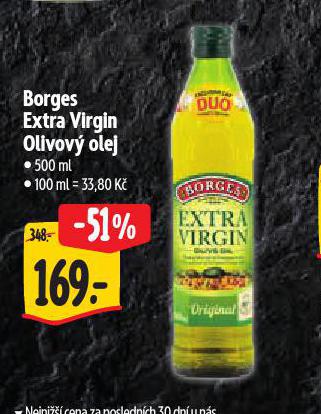 BORGES EXTRA VIRGIN OLIVOV OLEJ