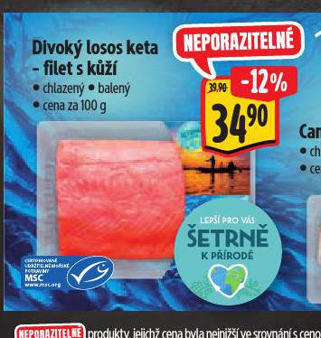 DIVOK LOSOS KETA - FILET S Kَ