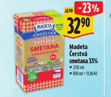 MADETA ERSTV SMETANA 33%
