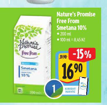 FREE FROM  SMETANA 10%
