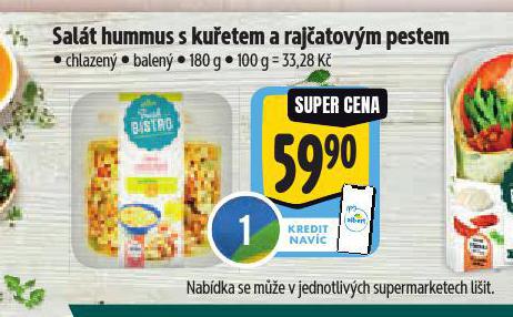 SALT HUMMUS S KUETEM A RAJATOVM PESTEM