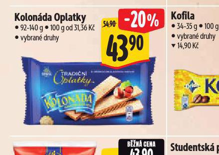 KOLONDA OPLATKY