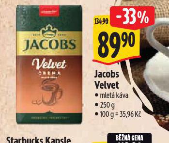 JACOBS VELVET MLET KVA