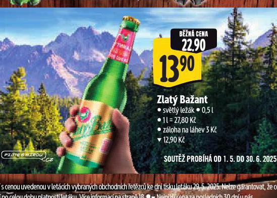 PIVO ZLAT BAANT